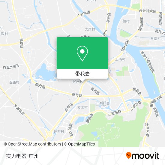 实力电器地图