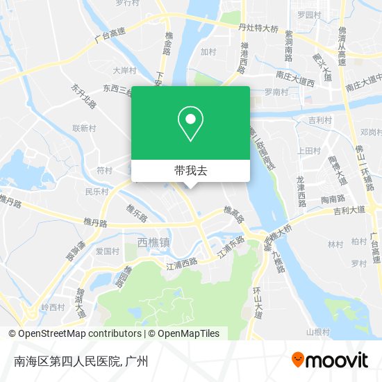 南海区第四人民医院地图