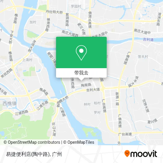 易捷便利店(陶中路)地图