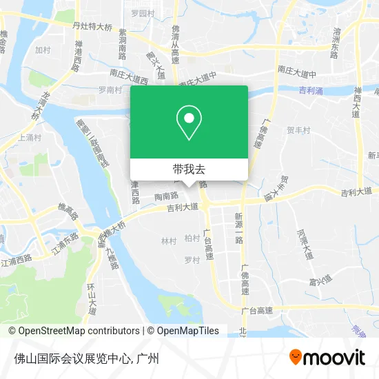 佛山国际会议展览中心地图