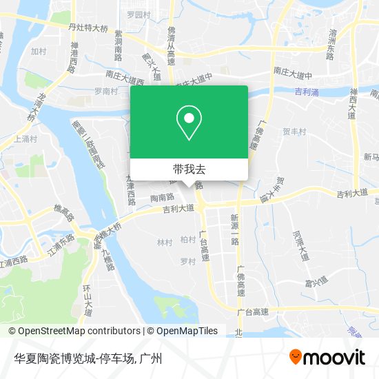 华夏陶瓷博览城-停车场地图