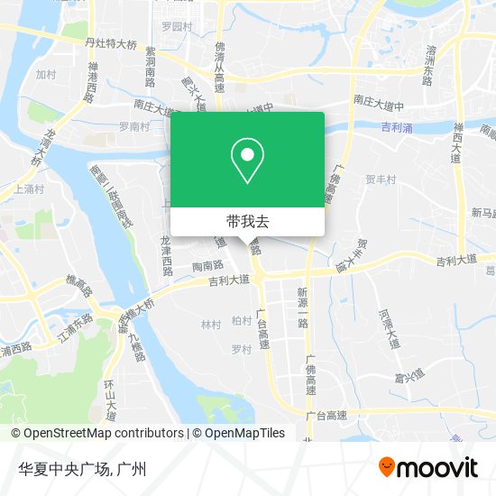 华夏中央广场地图
