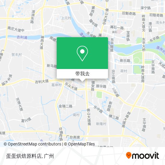 蛋蛋烘焙原料店地图