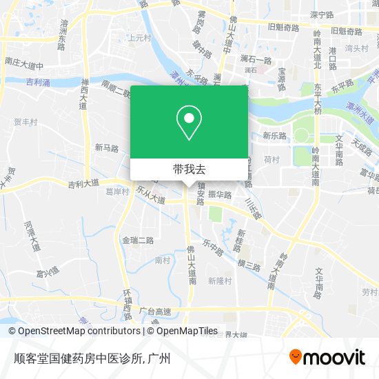 顺客堂国健药房中医诊所地图