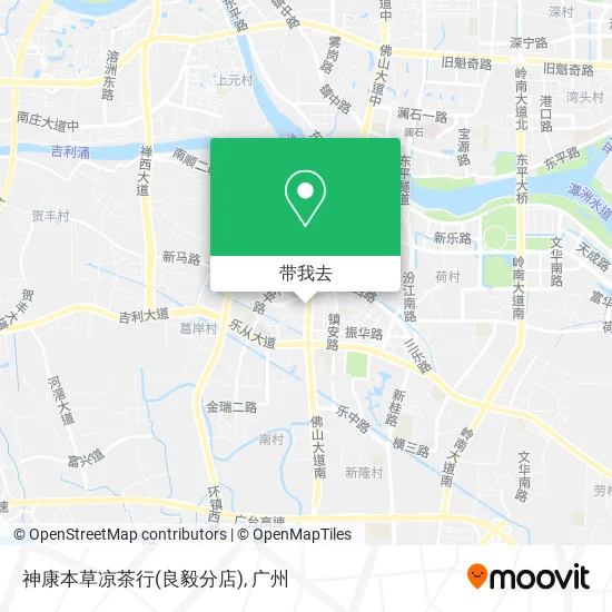 神康本草凉茶行(良毅分店)地图