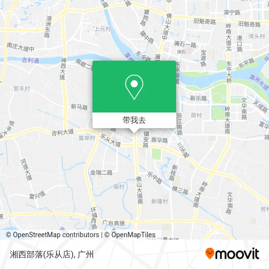 湘西部落(乐从店)地图