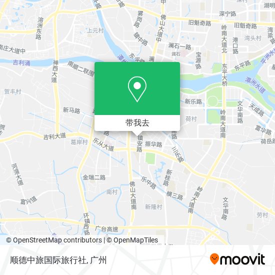 顺德中旅国际旅行社地图
