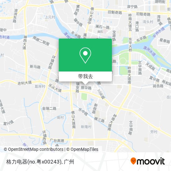 格力电器(no.粤x00243)地图