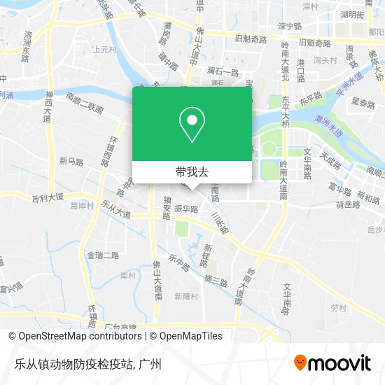 乐从镇动物防疫检疫站地图