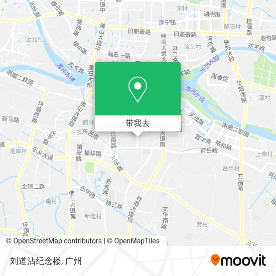 刘道沾纪念楼地图