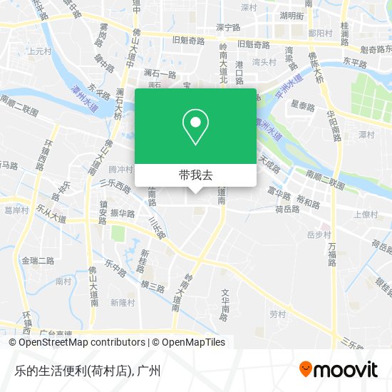 乐的生活便利(荷村店)地图