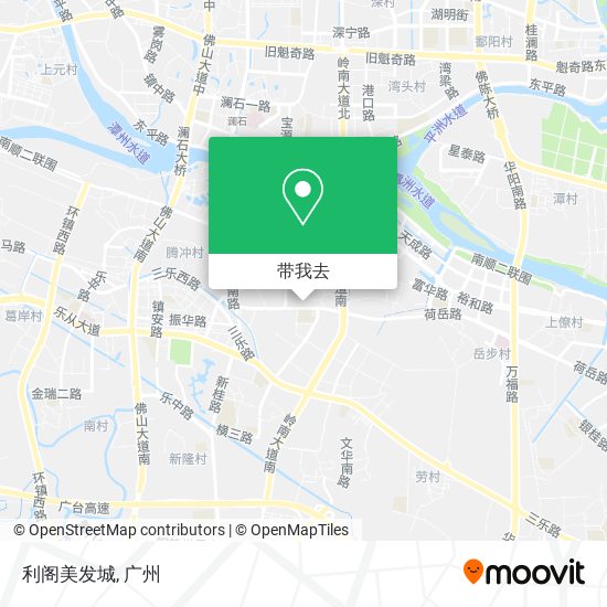利阁美发城地图