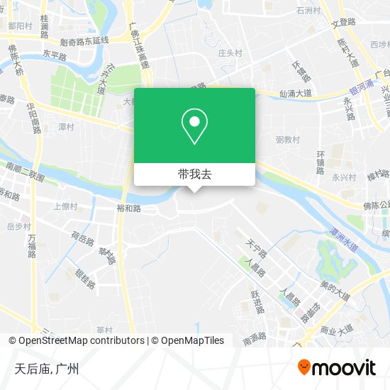 天后庙地图