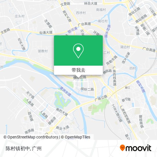 陈村镇初中地图
