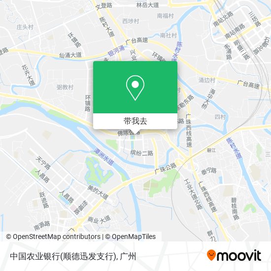 中国农业银行(顺德迅发支行)地图