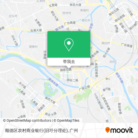 顺德区农村商业银行(旧圩分理处)地图