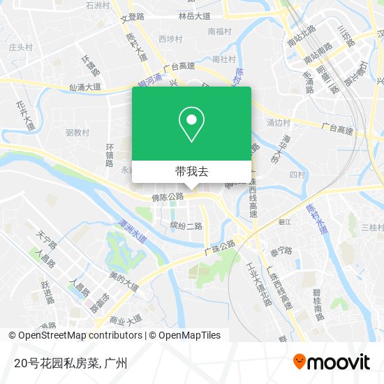 20号花园私房菜地图