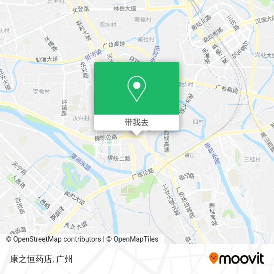 康之恒药店地图