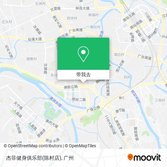 杰菲健身俱乐部(陈村店)地图