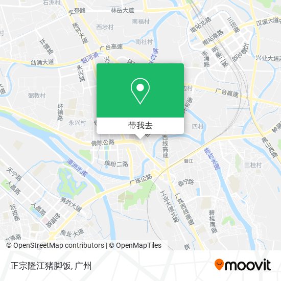 正宗隆江猪脚饭地图