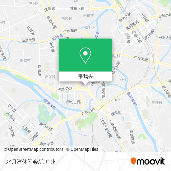 水月湾休闲会所地图
