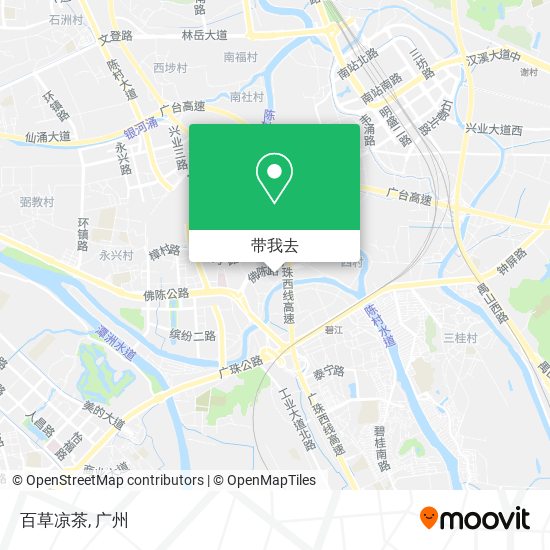 百草凉茶地图