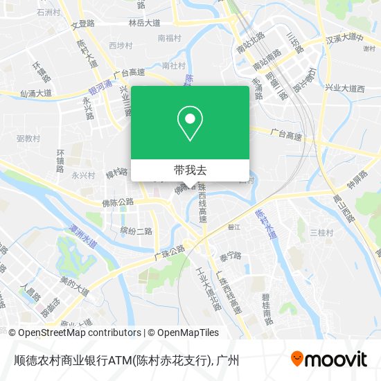 顺德农村商业银行ATM(陈村赤花支行)地图