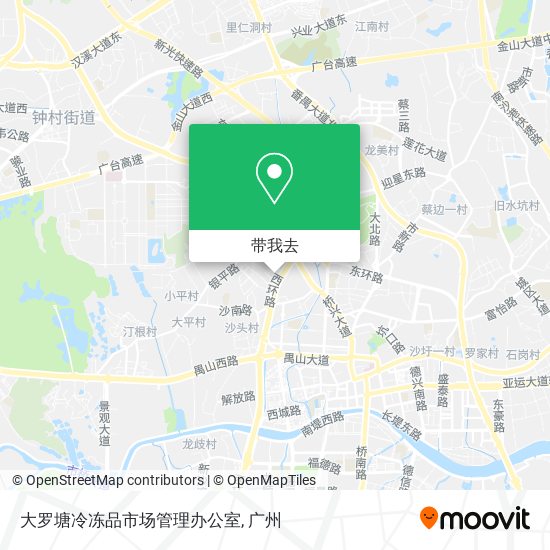大罗塘冷冻品市场管理办公室地图