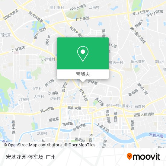 宏基花园-停车场地图
