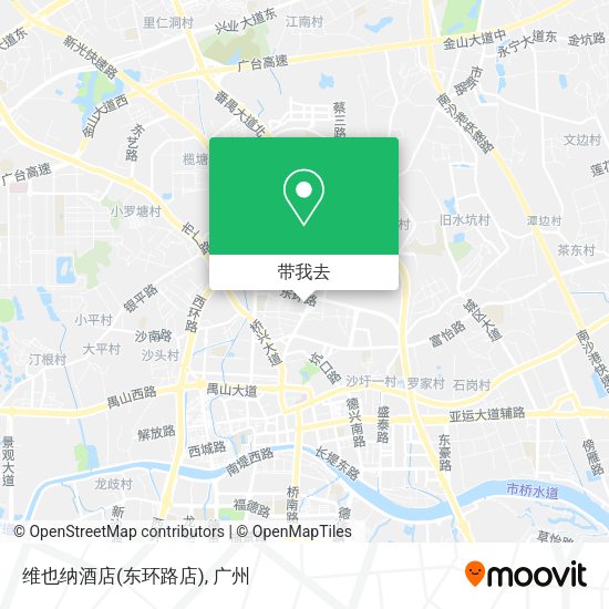 维也纳酒店(东环路店)地图