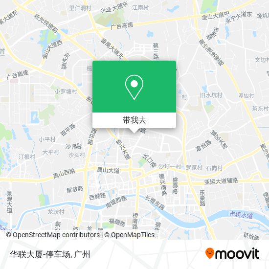 华联大厦-停车场地图