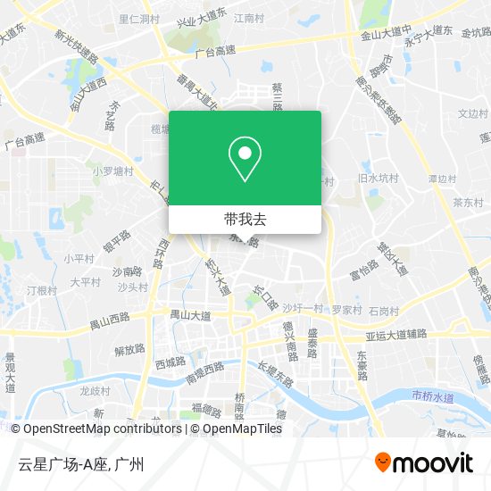 云星广场-A座地图