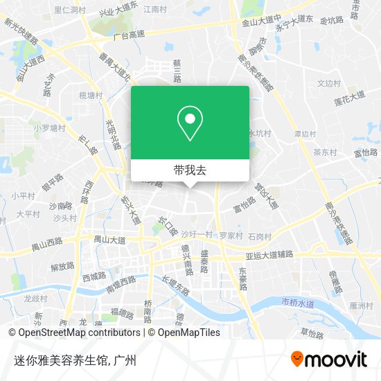 迷你雅美容养生馆地图