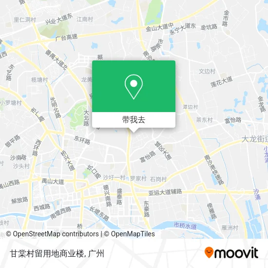甘棠村留用地商业楼地图