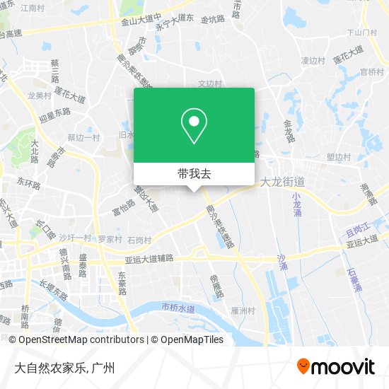 大自然农家乐地图