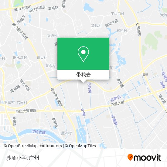 沙涌小学地图