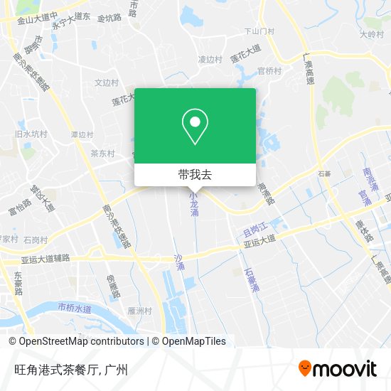 旺角港式茶餐厅地图