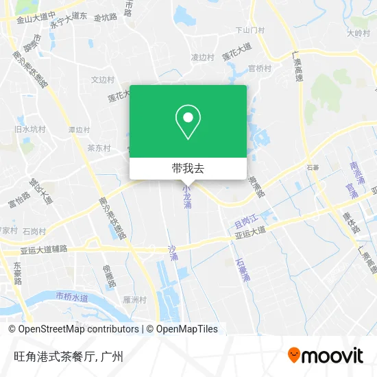 旺角港式茶餐厅地图