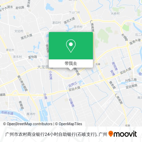 广州市农村商业银行24小时自助银行(石岐支行)地图