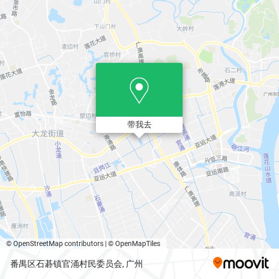 番禺区石碁镇官涌村民委员会地图