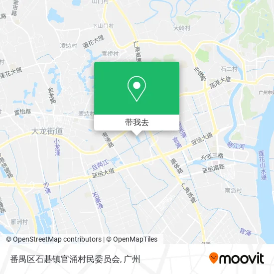 番禺区石碁镇官涌村民委员会地图