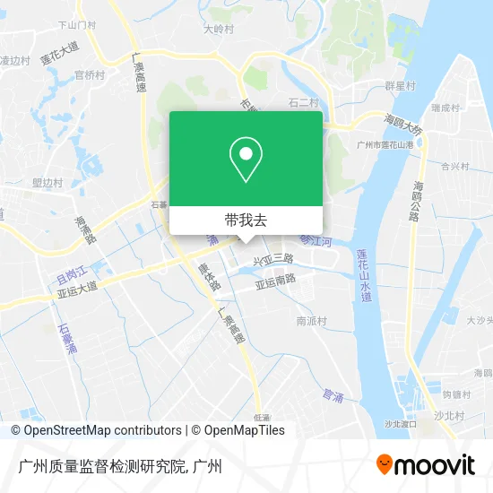 广州质量监督检测研究院地图
