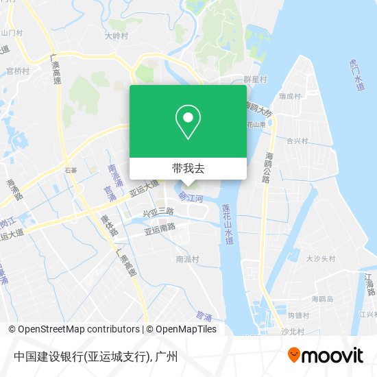 中国建设银行(亚运城支行)地图