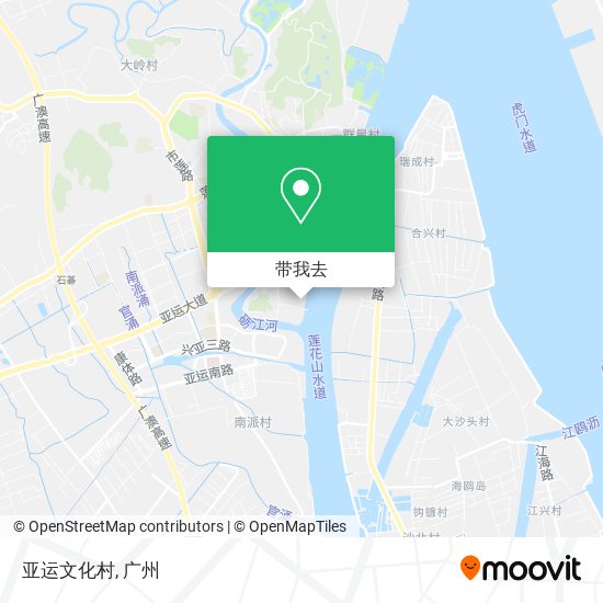 亚运文化村地图