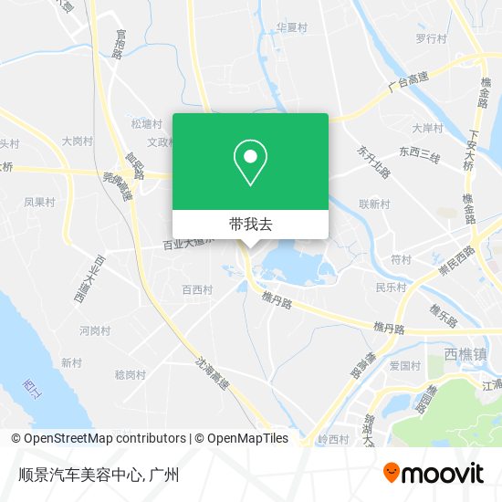 顺景汽车美容中心地图