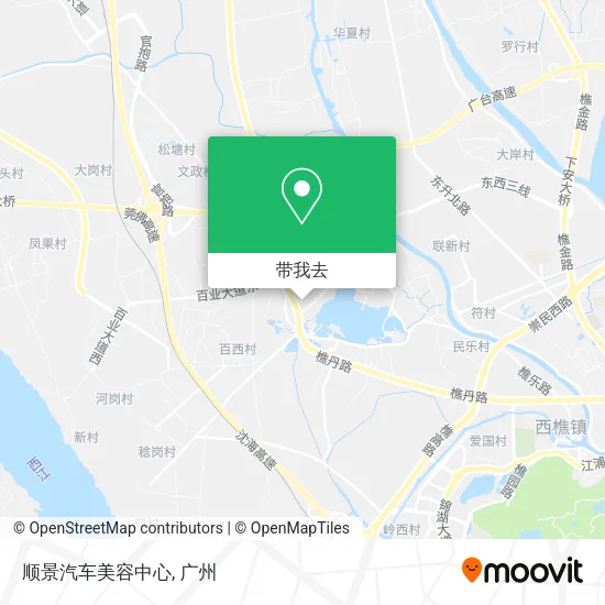 顺景汽车美容中心地图