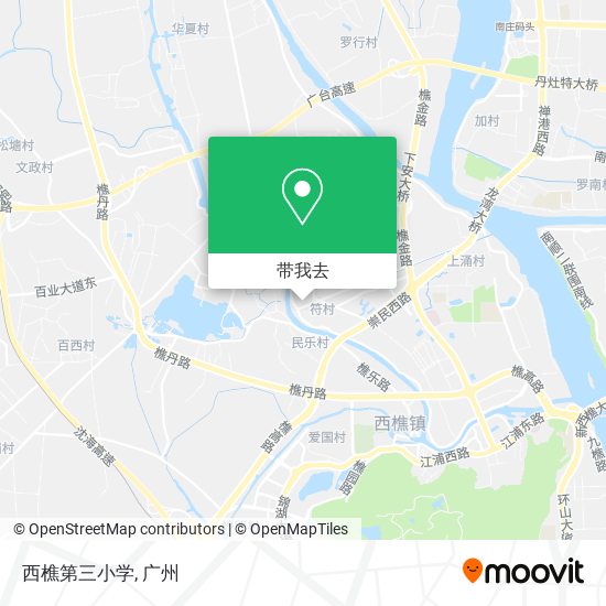西樵第三小学地图