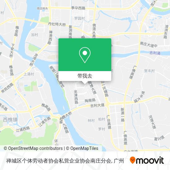 禅城区个体劳动者协会私营企业协会南庄分会地图