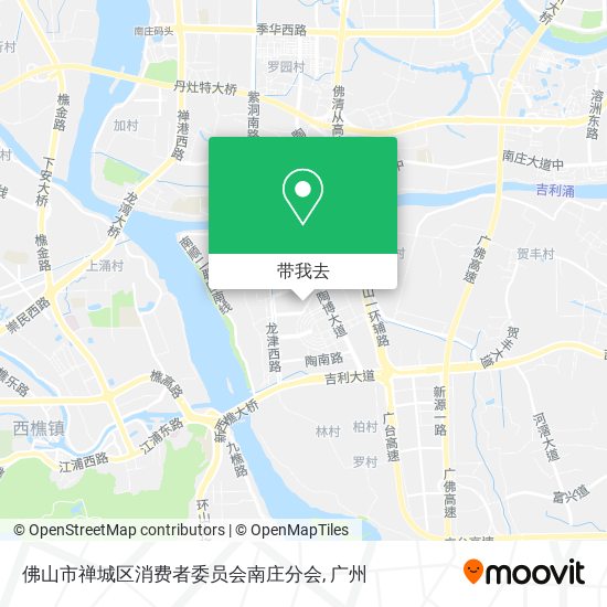 佛山市禅城区消费者委员会南庄分会地图