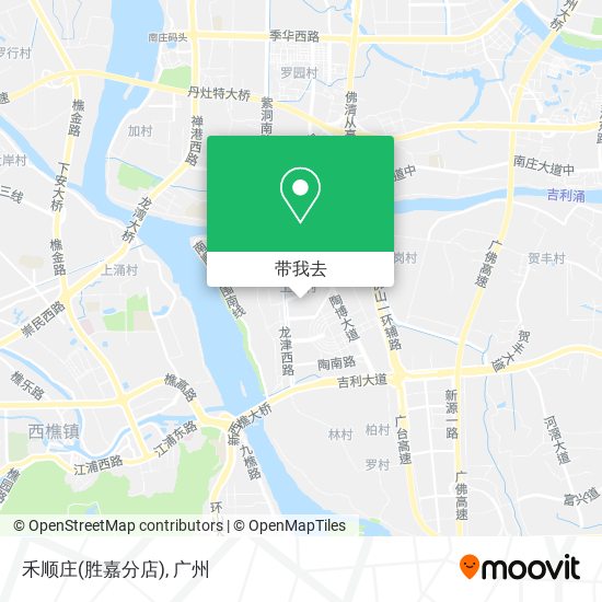 禾顺庄(胜嘉分店)地图